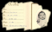 Our Baby Card - Click to enlarge